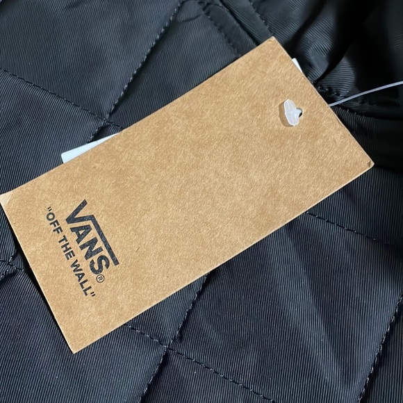 Vans woman’s long boom boom quilted jacket zipper - Picture 9 of 10